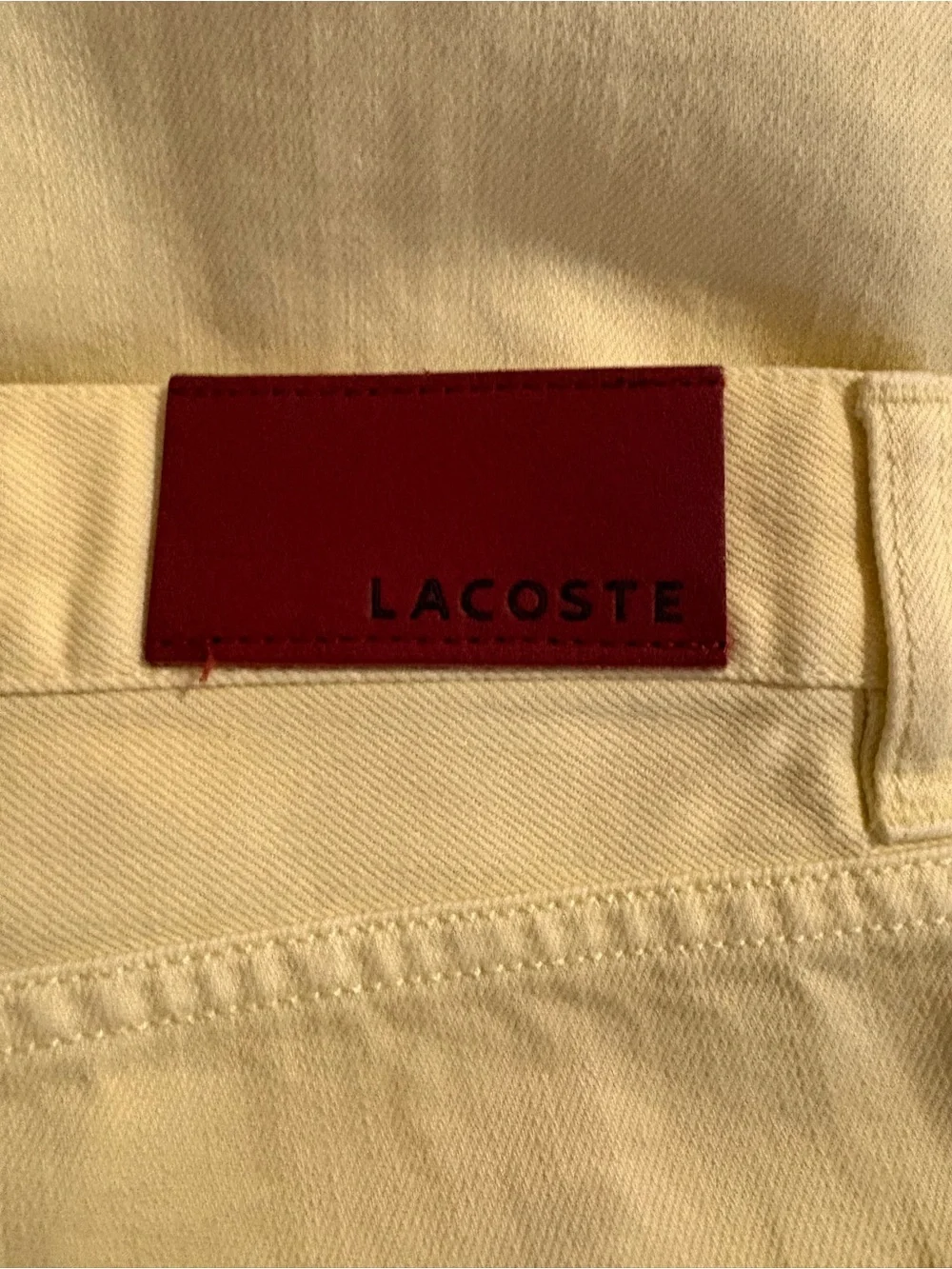 Lacoste Yellow Men’s Jeans